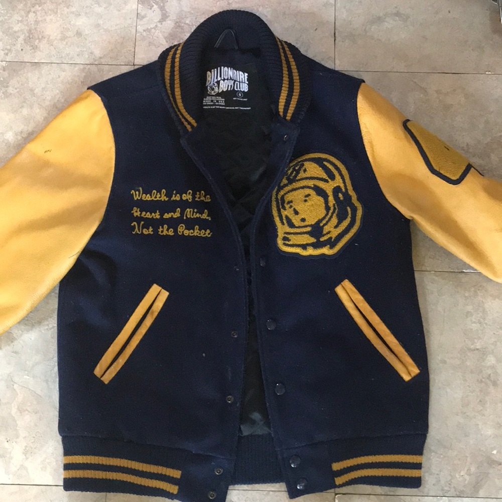 Used Billionaire Boys Club Varsity Jacket.